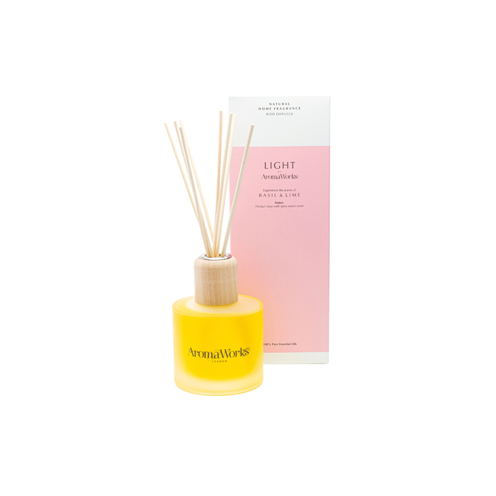 AromaWorks Basil & Lime Reed Diffuser 200ml AromaWorks Basil & Lime Reed Diffuser 200ml