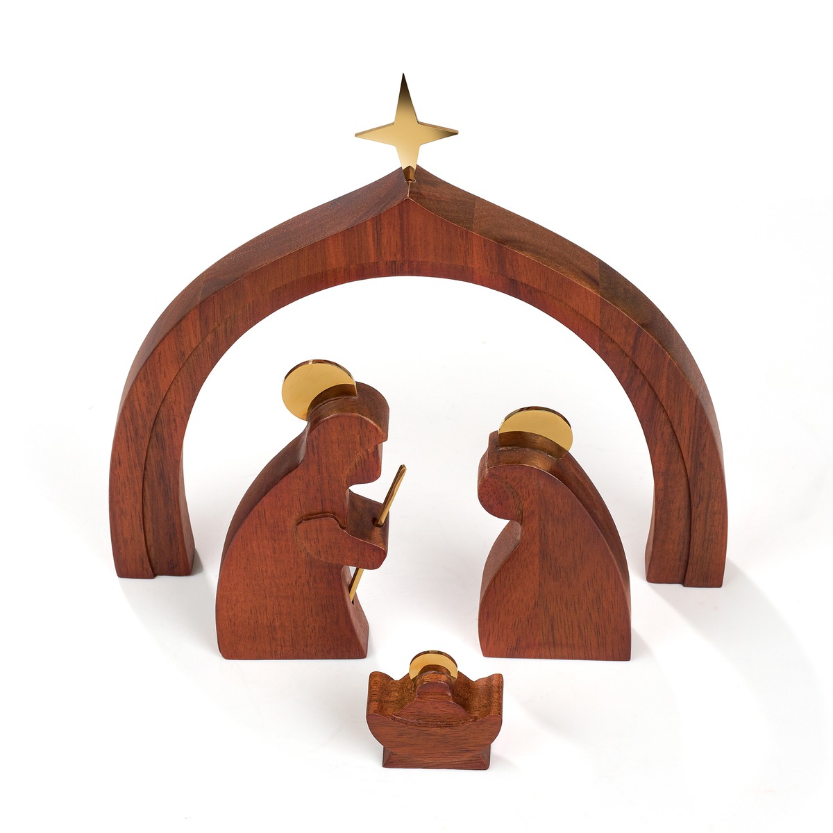 Wood Holy Family image number null