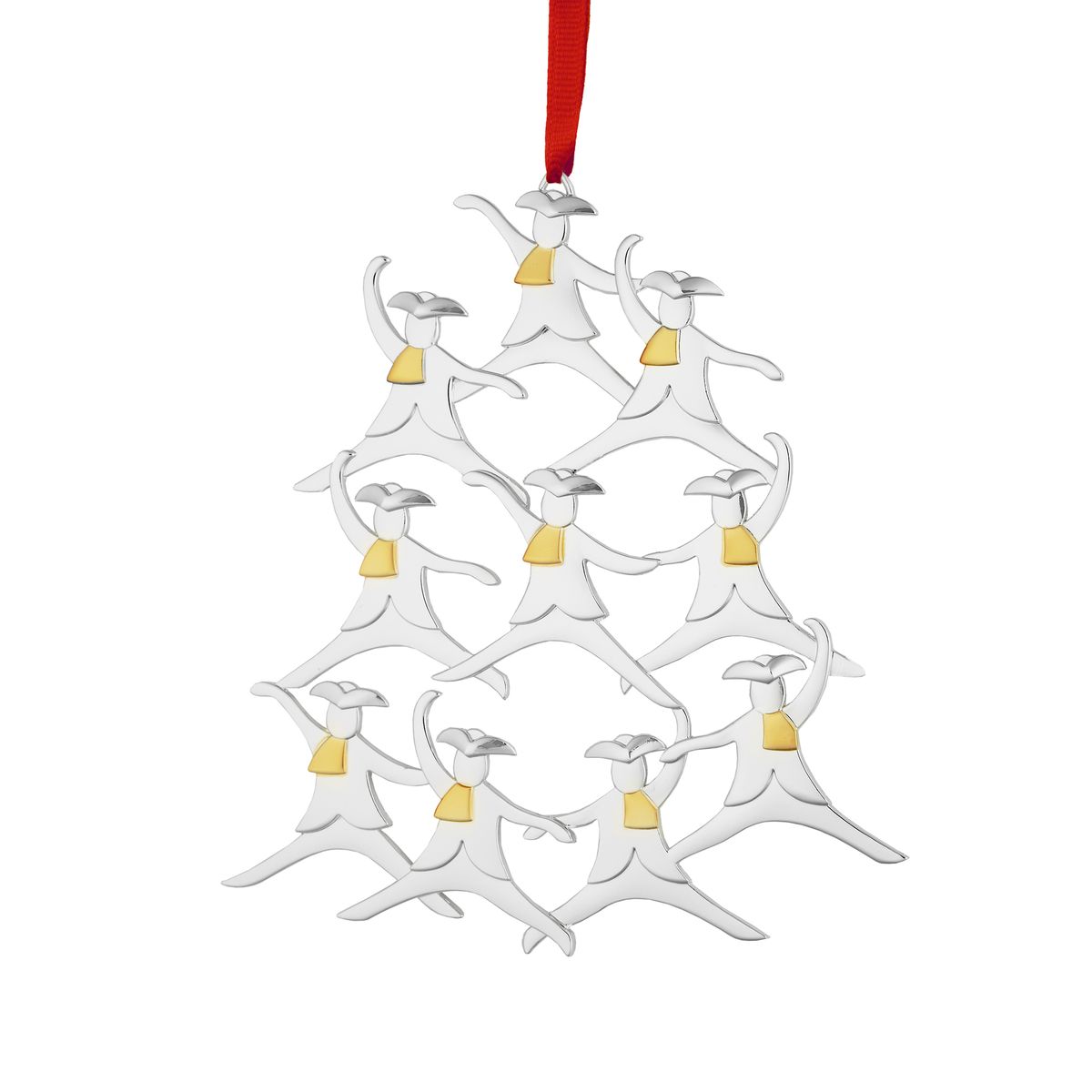 Twelve Days of Christmas Ornament: Ten Lords a Leaping image number null