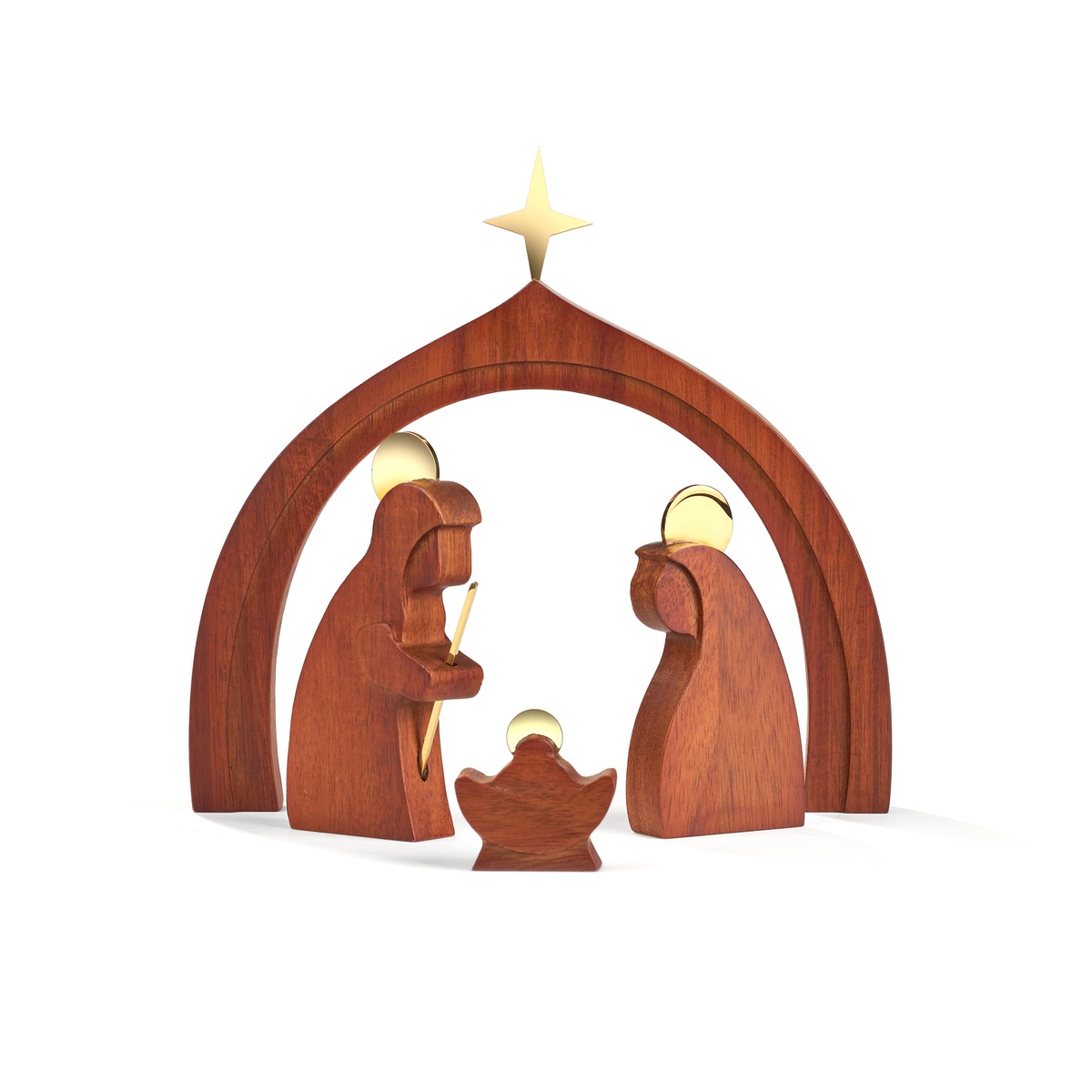 Wood Holy Family image number null