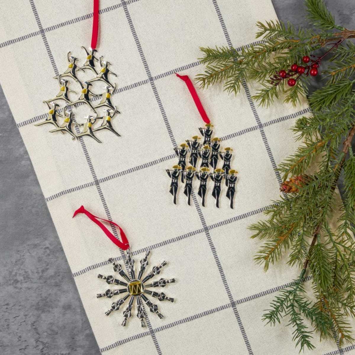 Twelve Days of Christmas Ornament: Eleven Pipers Piping image number null